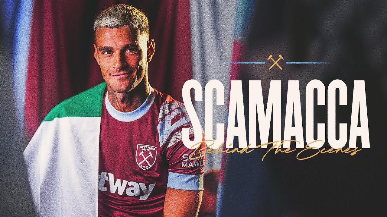 SCAMACCA'S FIRST DAY AT WEST HAM | BEHIND THE SCENES