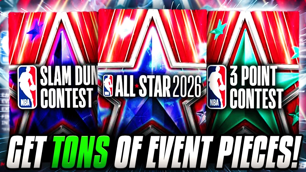 HOW TO GET TONS OF *FREE* ALL STAR EVENT PIECES IN NBA 2K26 MYTEAM!