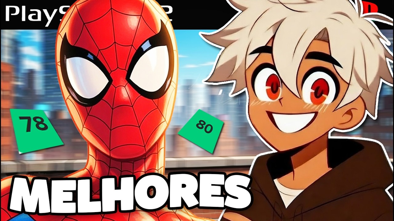 JOGUEI OS MELHORES JOGOS DE HOMEM ARANHA PARA PS2!