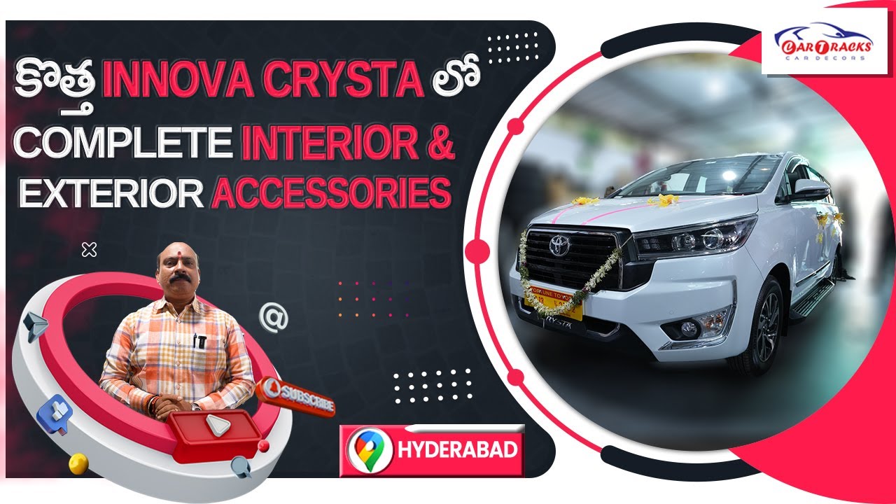 New Innova Crysta Interior & Exterior Accessories | Car Tracks Hyderabad