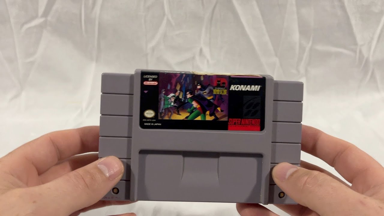Removing Stickers From A Snes Game