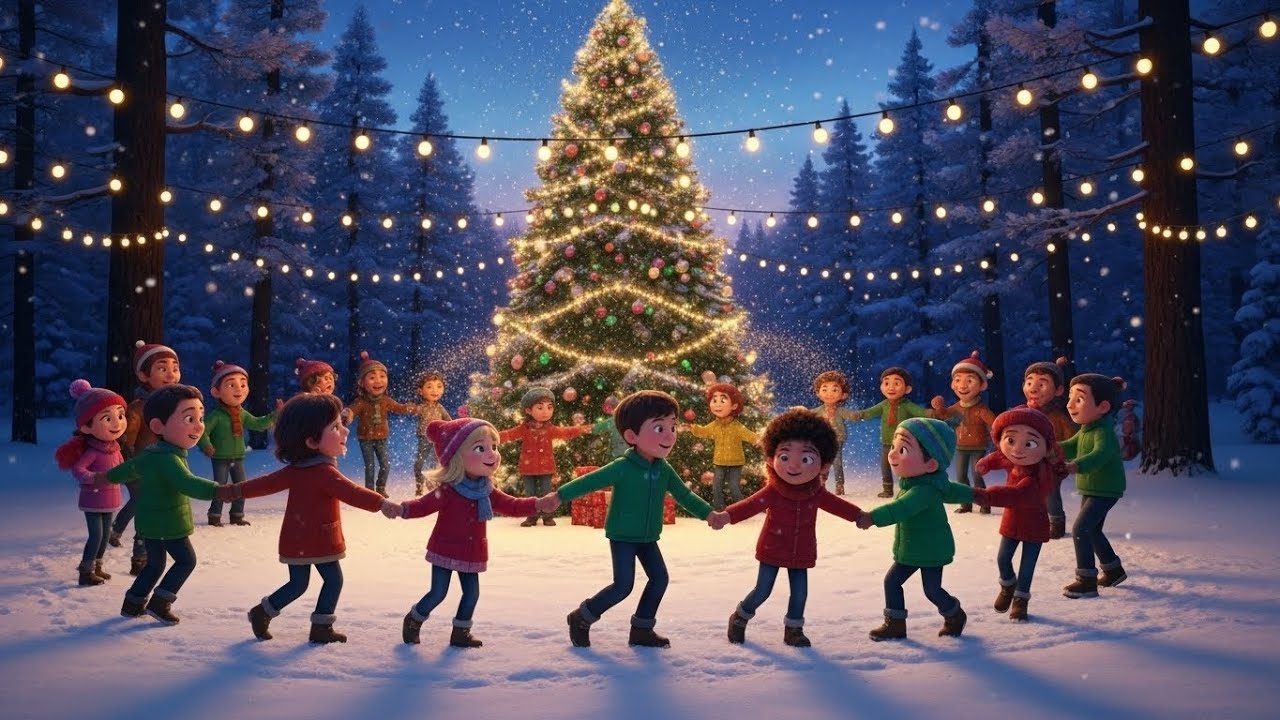 Dance around the Christmas tree I Christmas joy is everywhere! I Merry Christmas—dance all day! 🎄💃🕺
