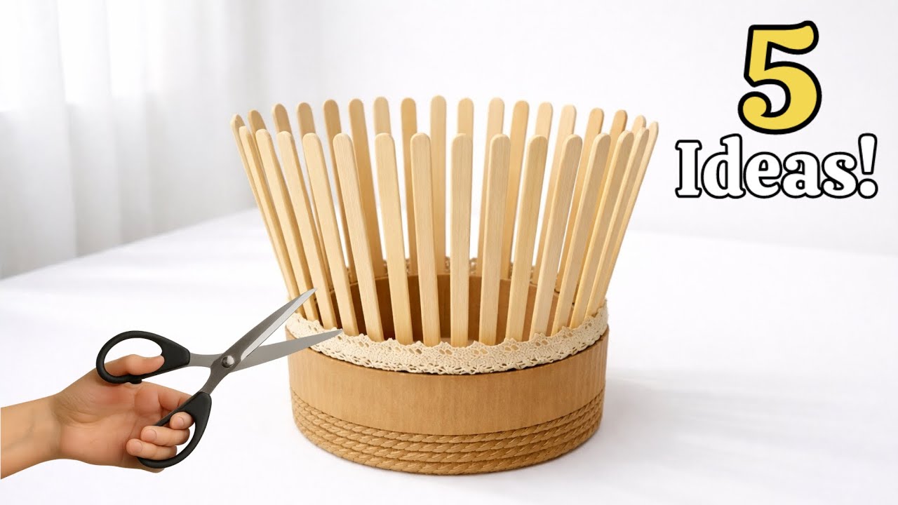 Super Beautiful but Low-Cost!!3 Best DIY Space-Saving Craft Ideas from Waste Material 😍