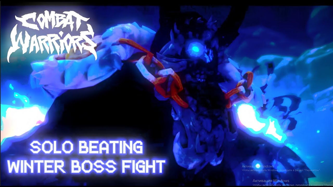 Roblox Combat Warriors UPDATE // Beating New Boss Fight SOLO !