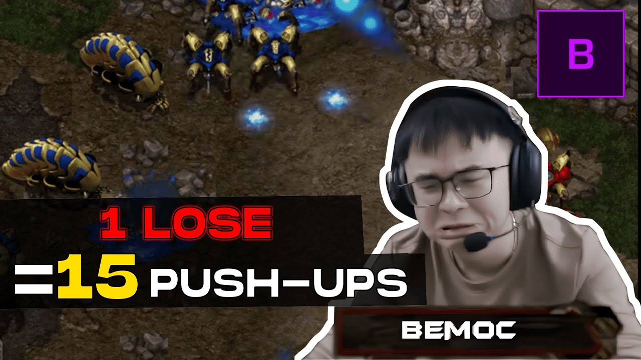1 Lose = 15 Push-ups, BeMoc top 1 tại SCVN (Chống đẩy)