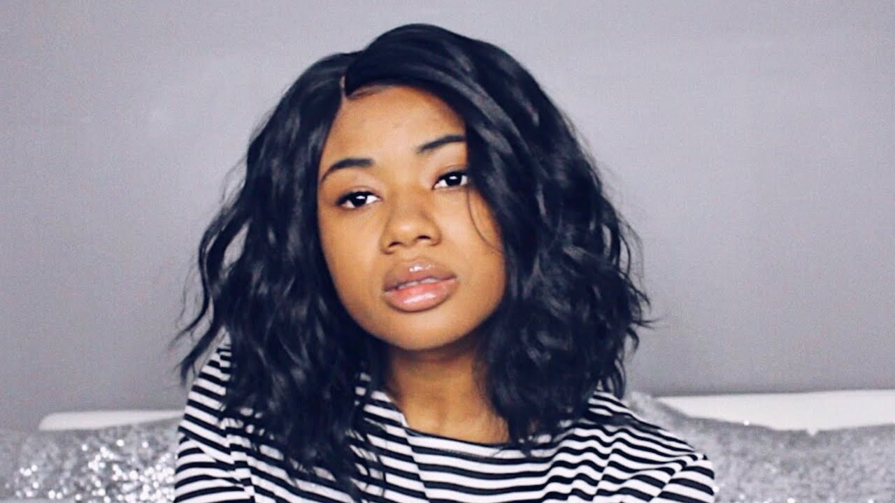 BOBBI BOSS GABI | CHEAP $40 WAVY LACE FRONT BOB WIG | KHLOE KARDASHIAN INSPIRED