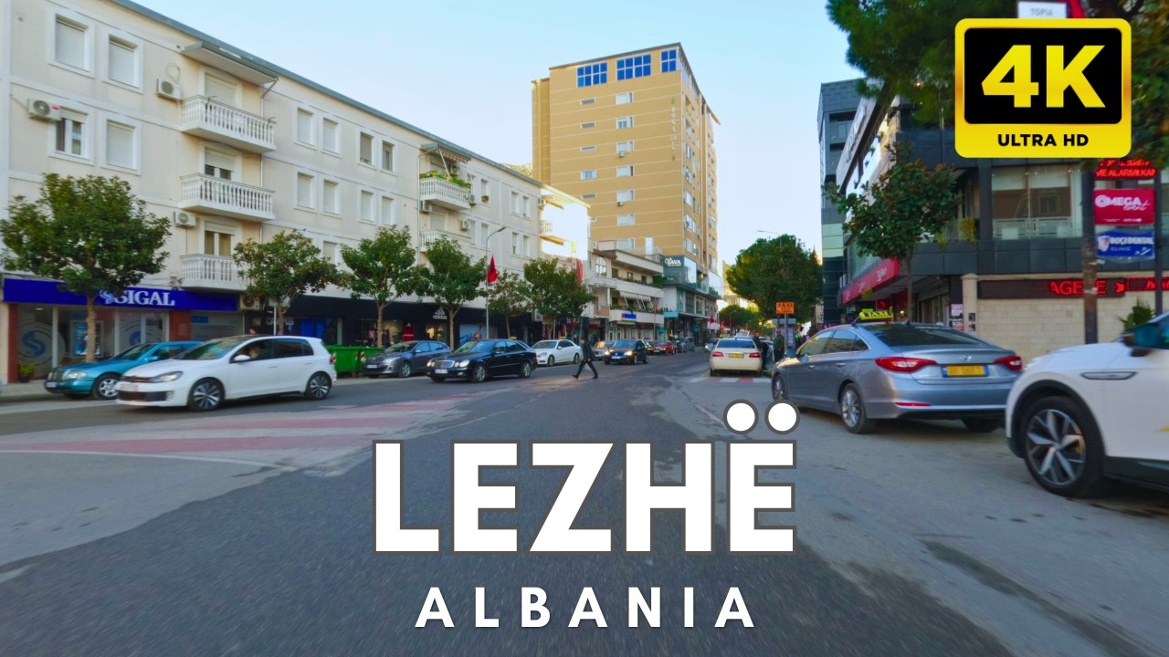 Lezh&euml; Albania 4K Drive &ndash; POV City Streets | Real Driving (No Talking)