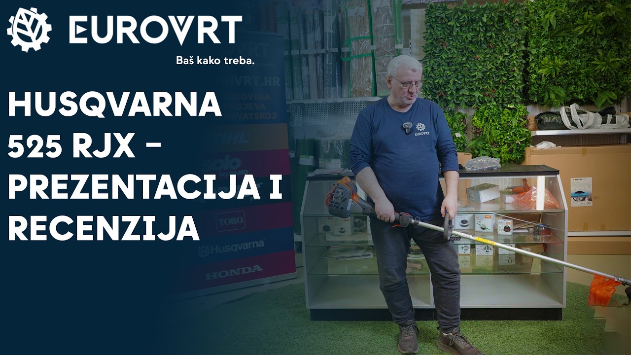 Prezentacija Husqvarna 525 RJX — Profesionalni Trimer s J-Ručkom | Eurovrt.hr