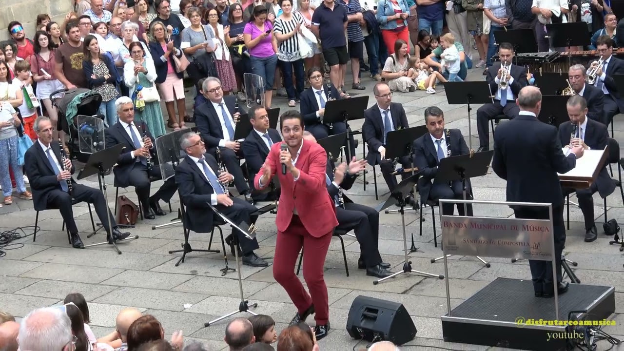 2023. 20 Xulio. De Santiago vengo. Antonio Barros coa Banda Municipal de Música de Santiago