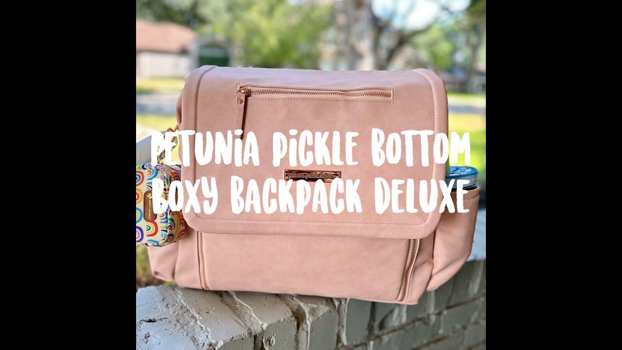 Petunia Pickle Bottom Boxy Backpack Deluxe | Pack with Me & Review