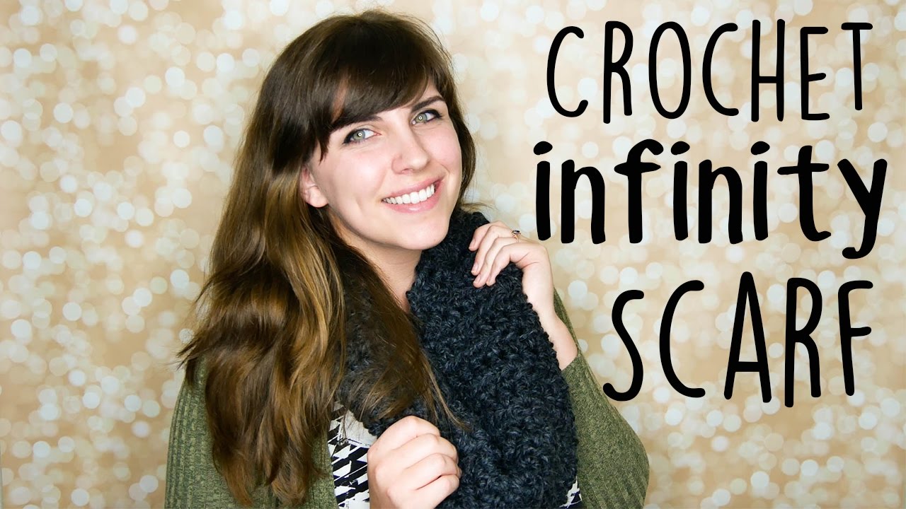 The BEST Crochet Infinity Scarf Pattern for *Absolute Beginners*