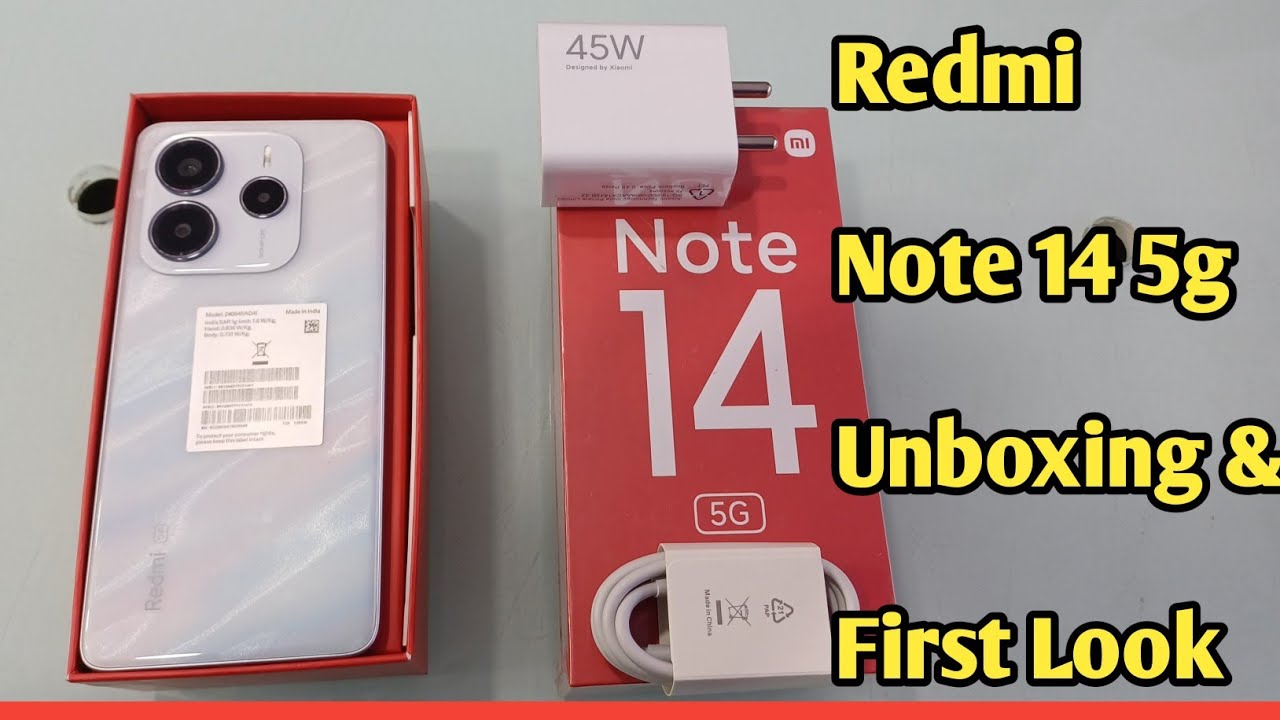 Redmi Note 14 5G Unboxing & First Look ⚡ Upgrade Or Downgrade?