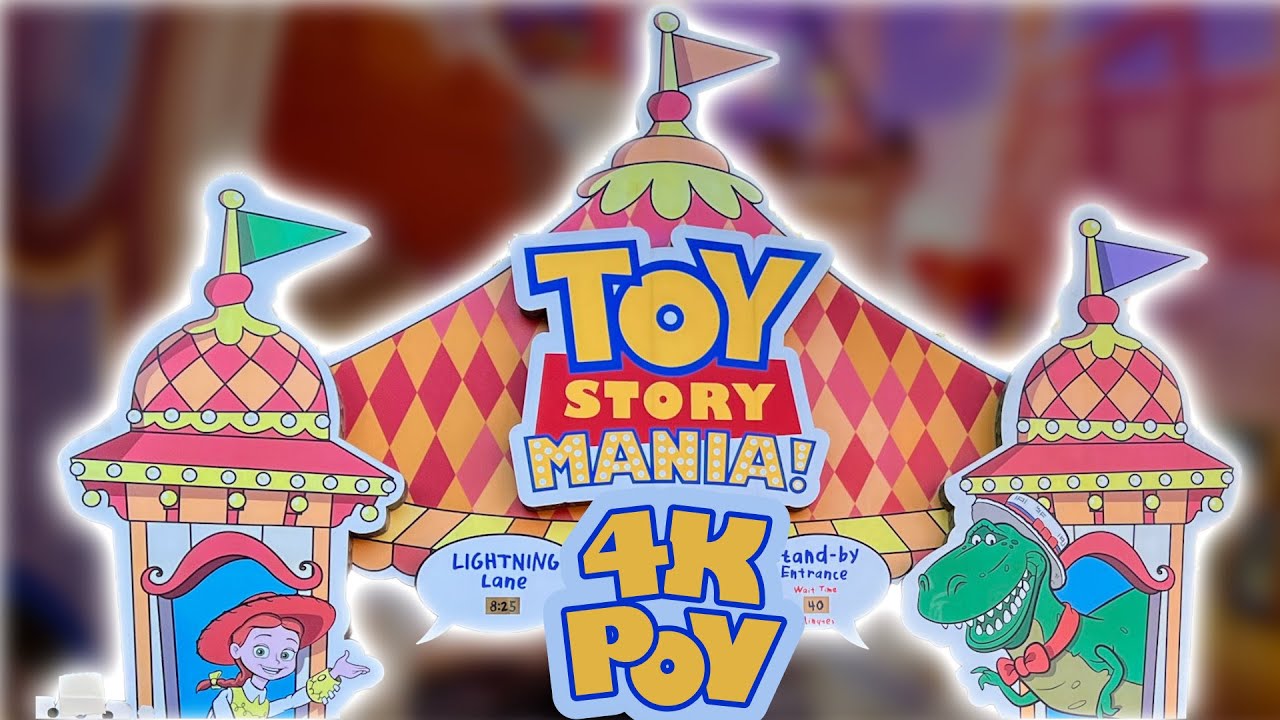 Toy Story Mania 2025 4K POV | Disney's Hollywood Studios