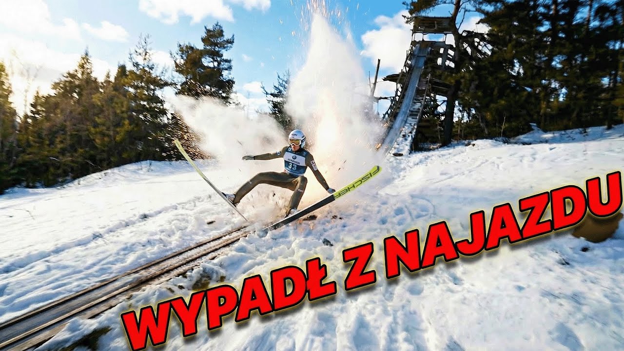 WYPADŁ Z NAJAZDU | Pierwsze Skoki TEJ ZIMY i Przygotowanie skoczni !