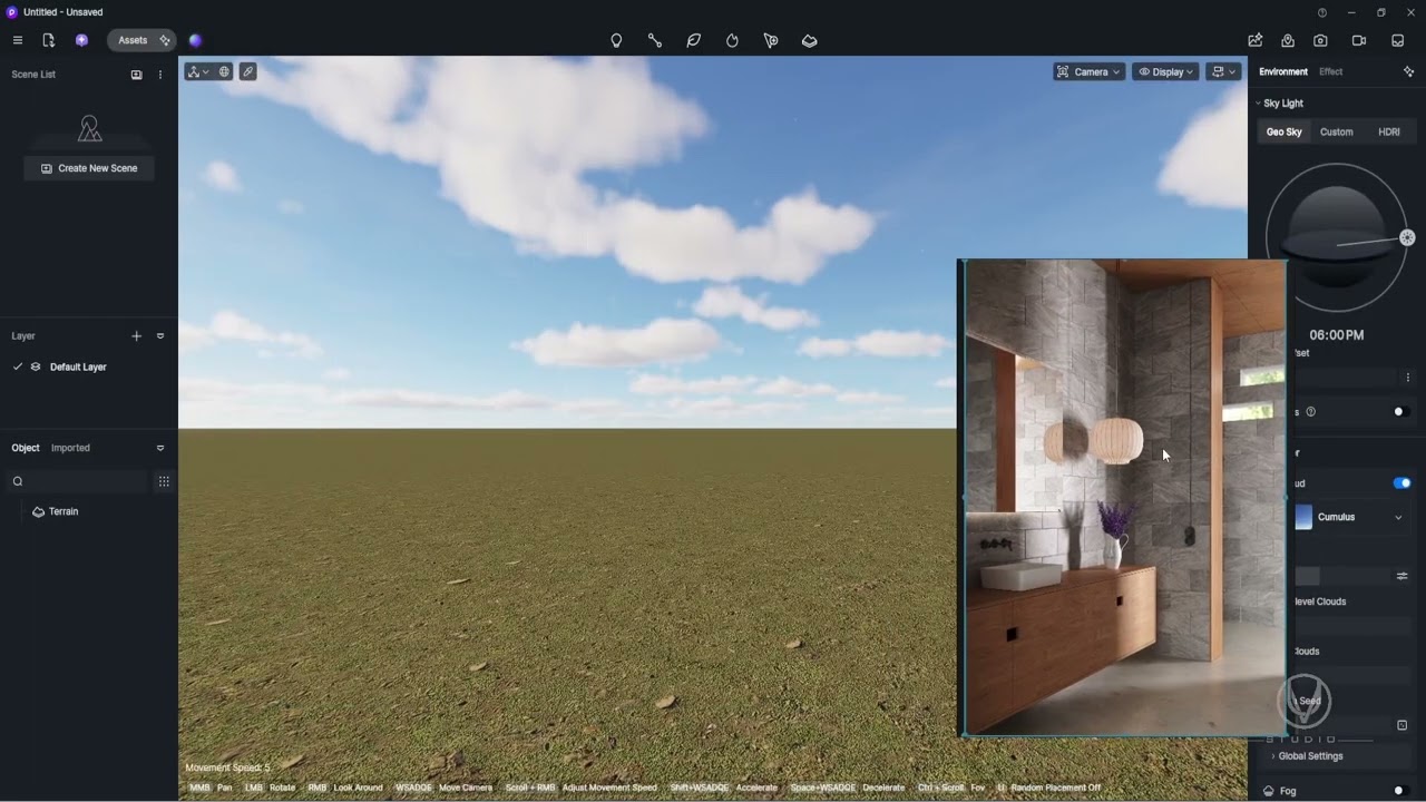 How To Create Realistic Interior 3dmax into D5