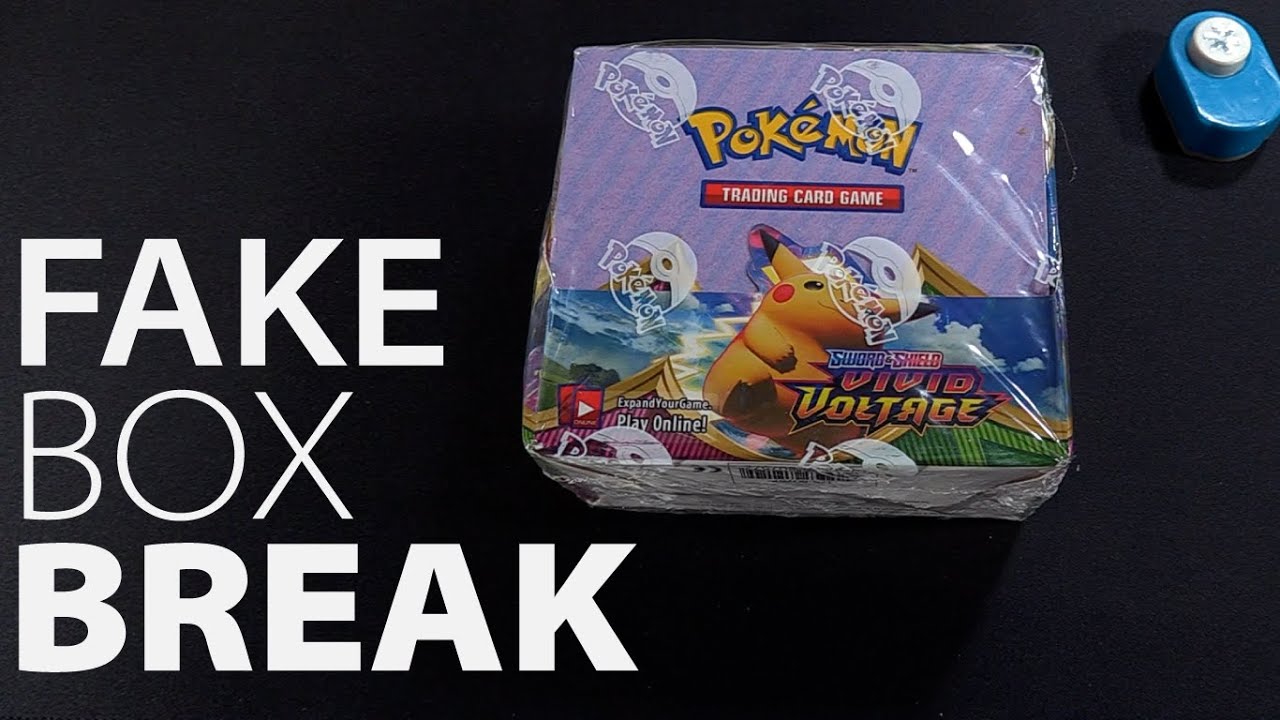 Opening and Destroying a FAKE Vivid Voltage Pokemon Booster Box!