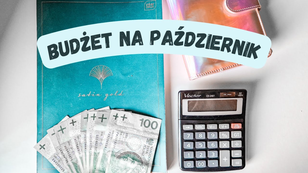 Budżet na PAŹDZIERNIK | nowe koperty, planowane wydatki, cele finansowe