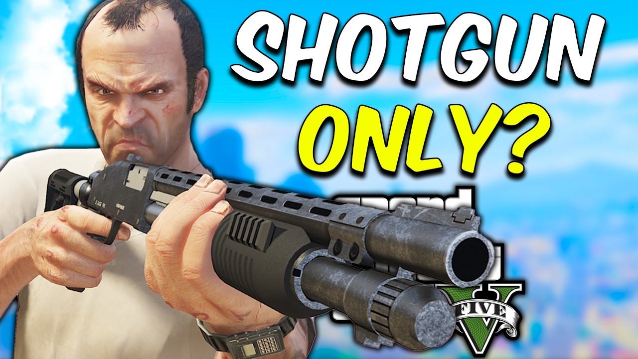 Можно ли пройти GTA 5 SHOTGUN ONLY?