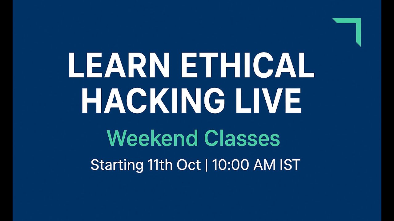 Ethical Hacking Live Class | CEH |