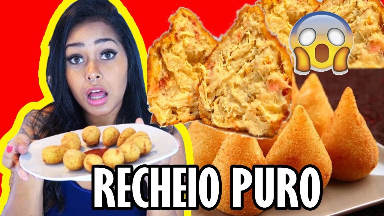 RECEITA DE COXINHA SEM MASSA - 2 ingredientes