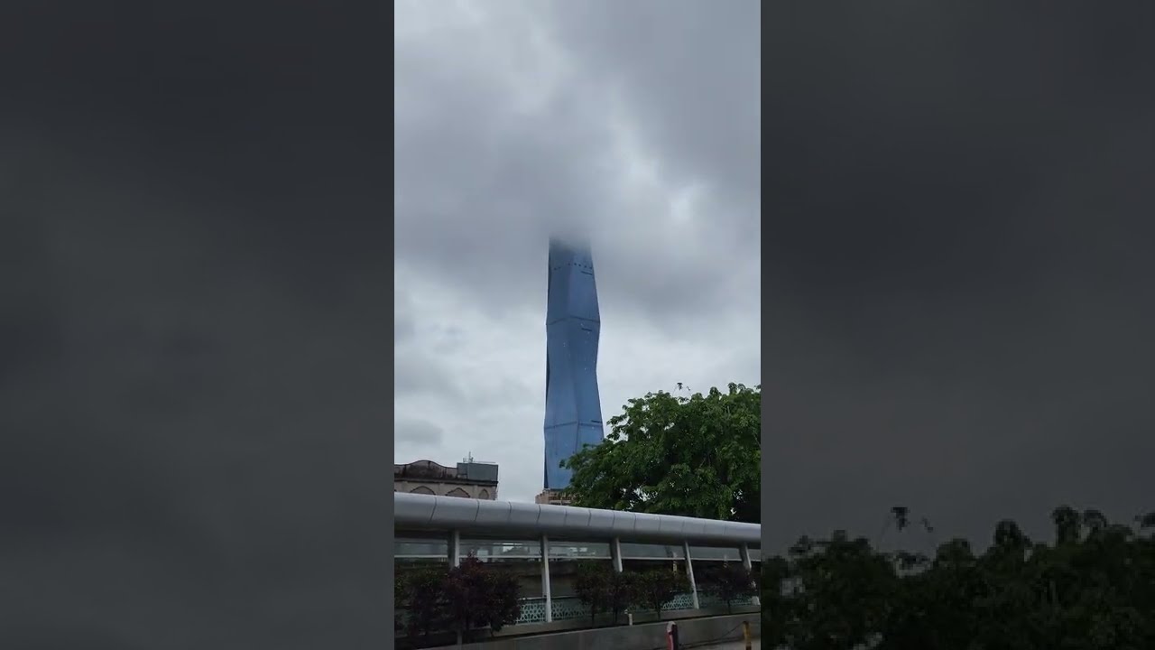 August 2022 Rain Cloud Warisan Merdeka Tower KL PNB 118 World Second Tallest Building Kuala Lumpur