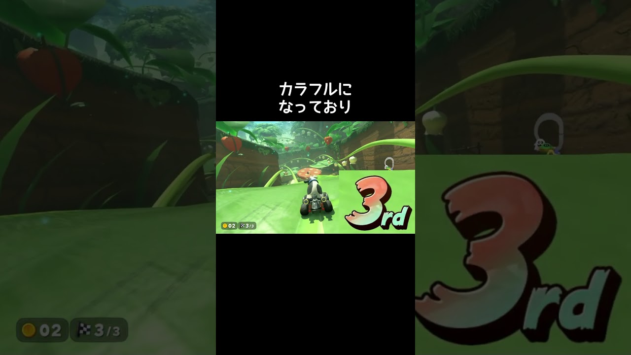 順位の色の違い【マリオカートワールド】