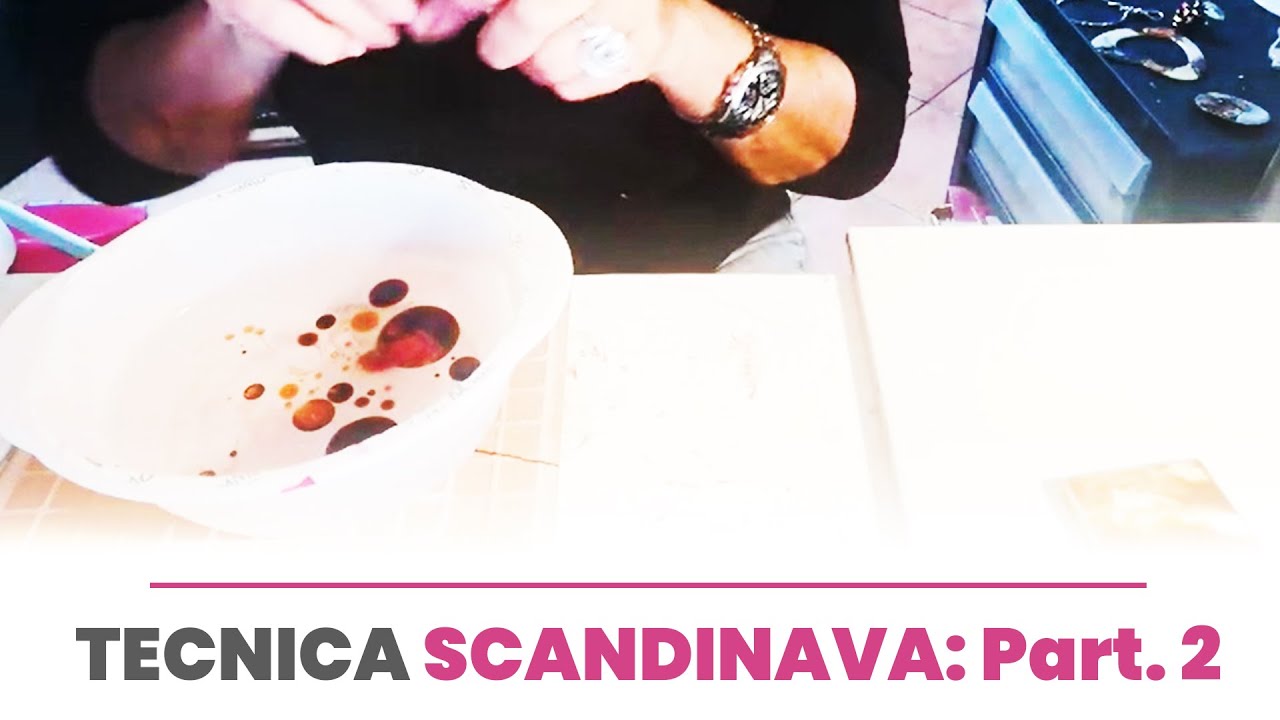 Tecnica scandinava con lustri, rilievi e oro:  Part. 2