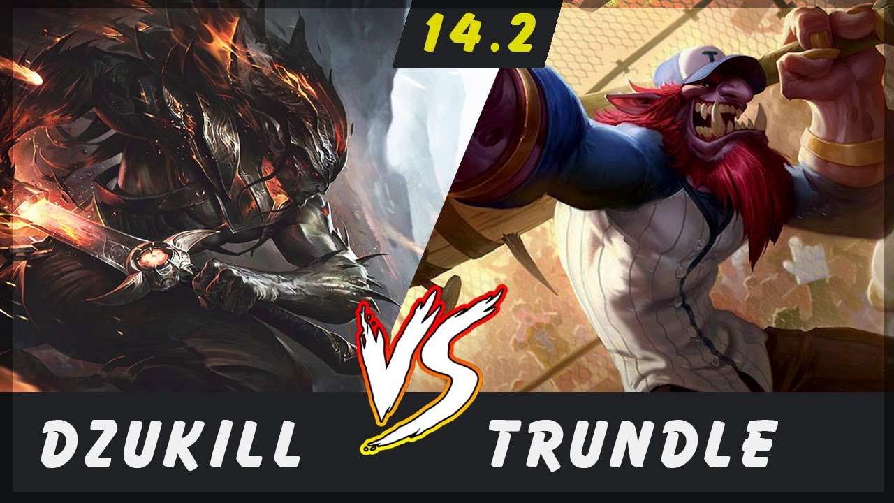 Dzukill - Yasuo vs Trundle TOP Patch 14.2 - Yasuo Gameplay