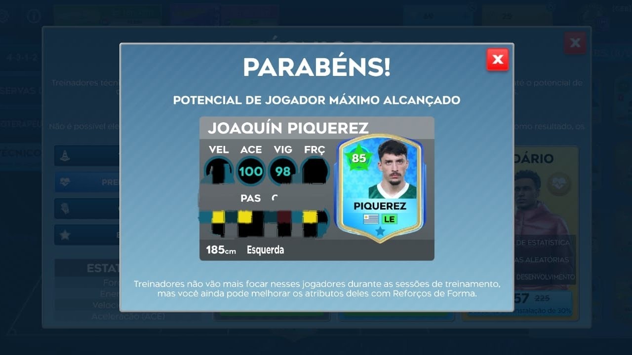 UPANDO ATUAL PIQUEREZ 85 PRO TIME DO PALMEIRAS NO DLS 26!!! 4k