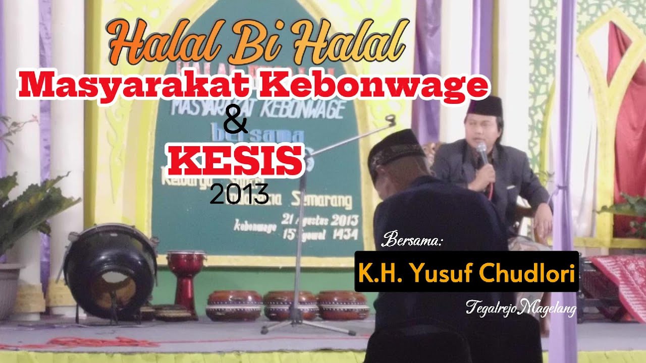 Halal Bi Halal Masyarakat Kebonwage dan KESIS 2013