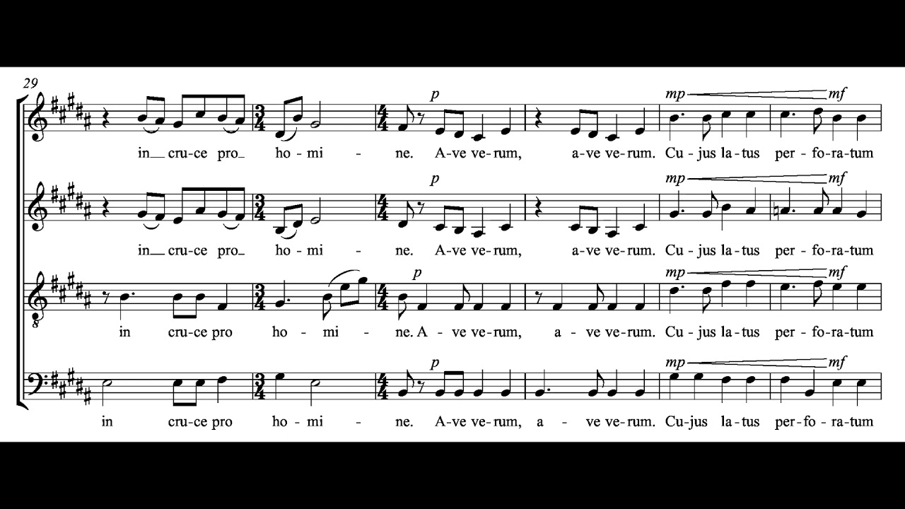 Ave Verum Corpus K. Jenkins - Alto Choral Part