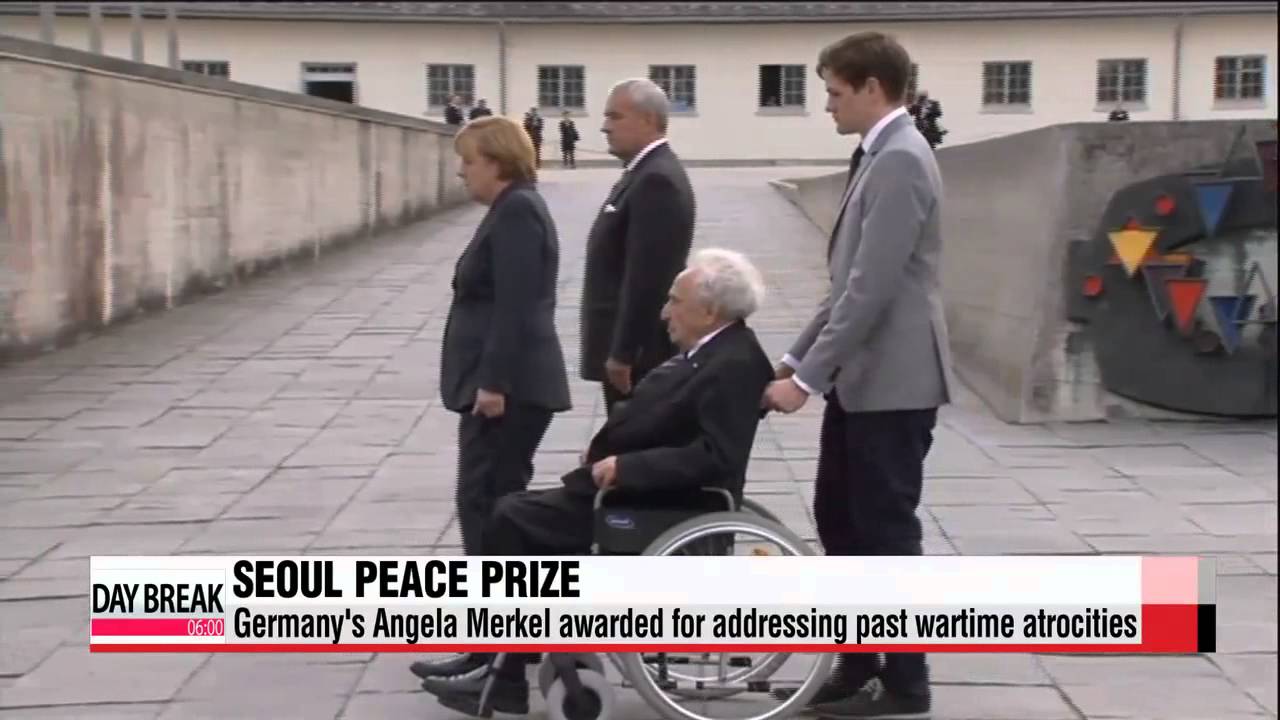 German Chancellor Angela Merkel wins Seoul Peace Prize   앙겔라 메르켈 독일 총리, 서울 평화상에