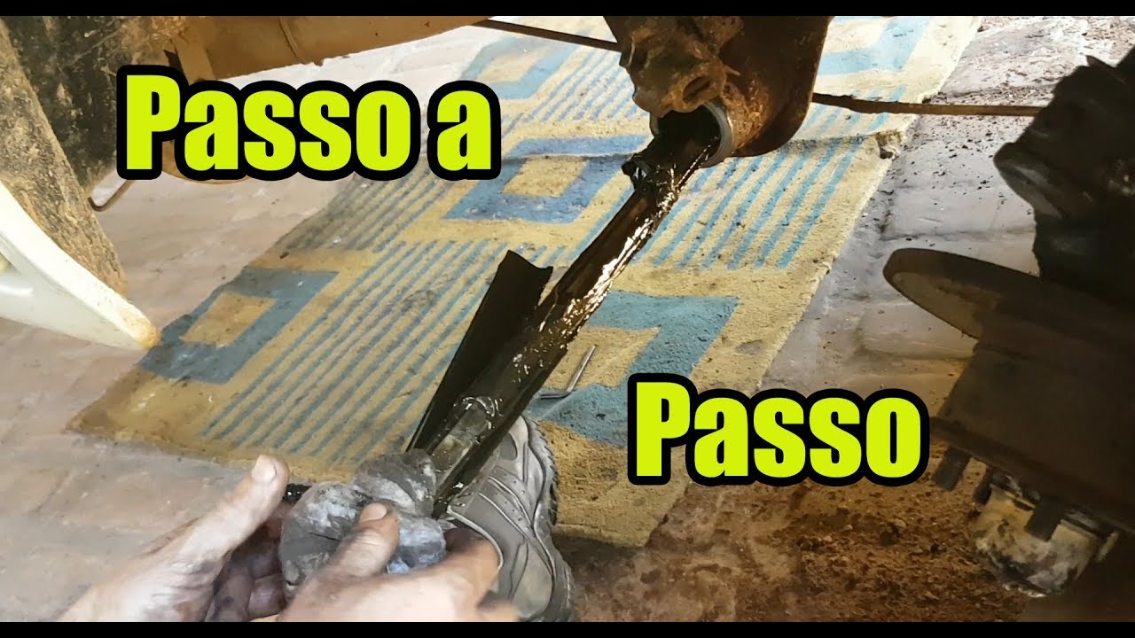 DESCUBRA como se Troca o FEIXE de MOLAS de uma KOMBI -  Muita Graxeira - AJ #4