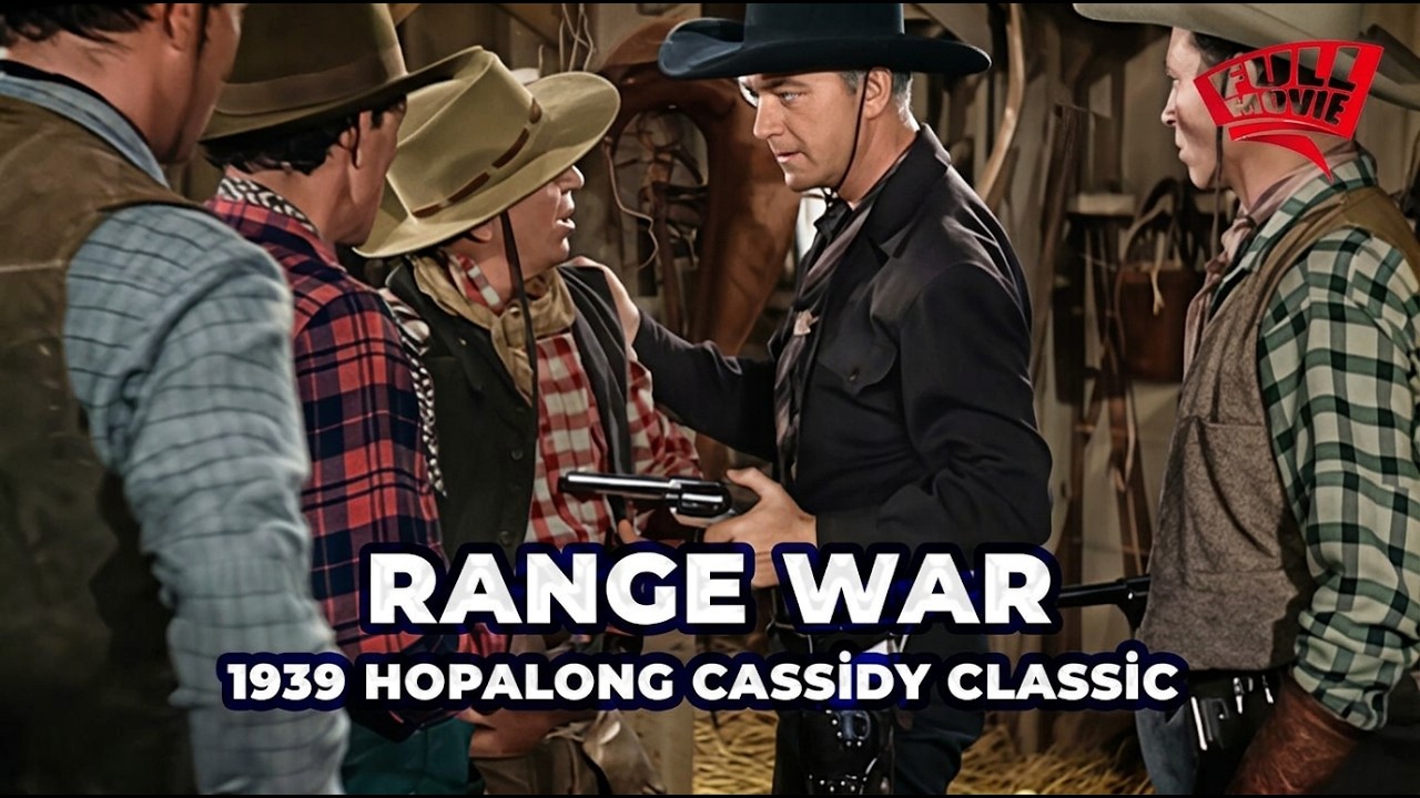 Range War | Hopalong Cassidy Goes Undercover to Stop Railroad Sabotage Plot | Classic Western Movie
