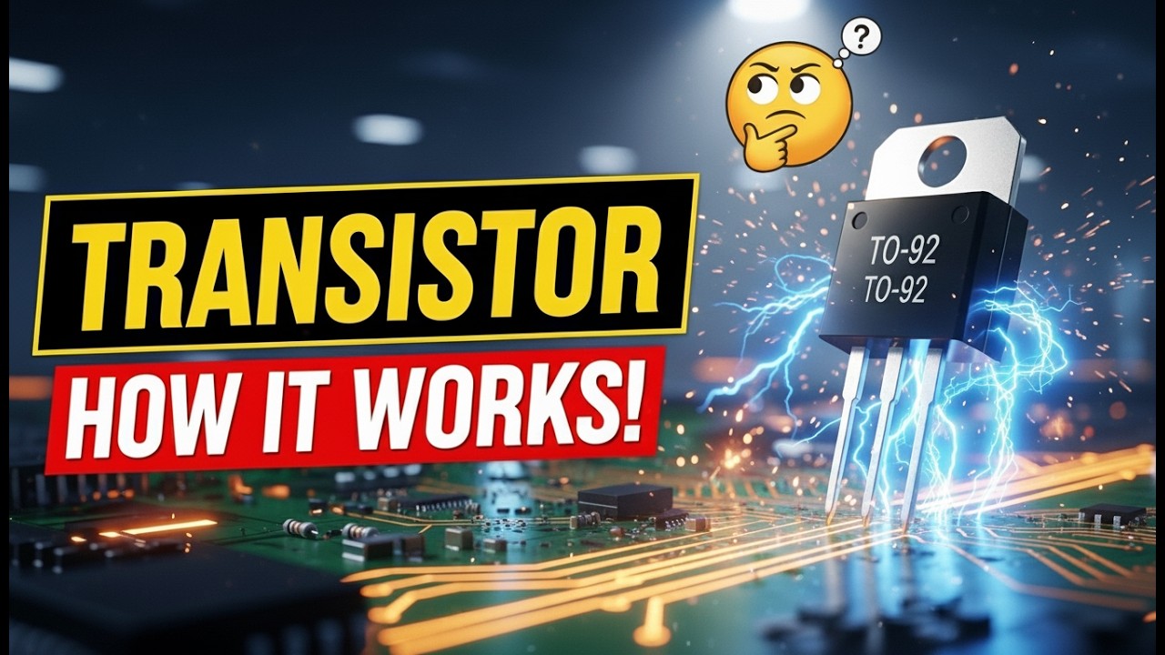 “Transistor Explained for Beginners | How This Tiny Device Controls Electricity”Circuit Intelligence