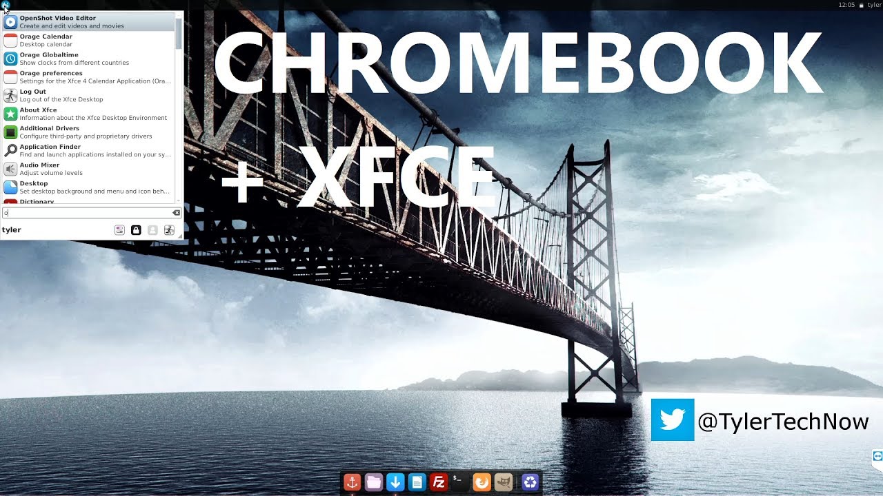 Customize XFCE on Chromebook