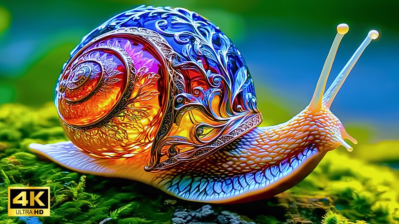 Beautiful Art of Snail Shells in a Dream | Surreal Music & Art
