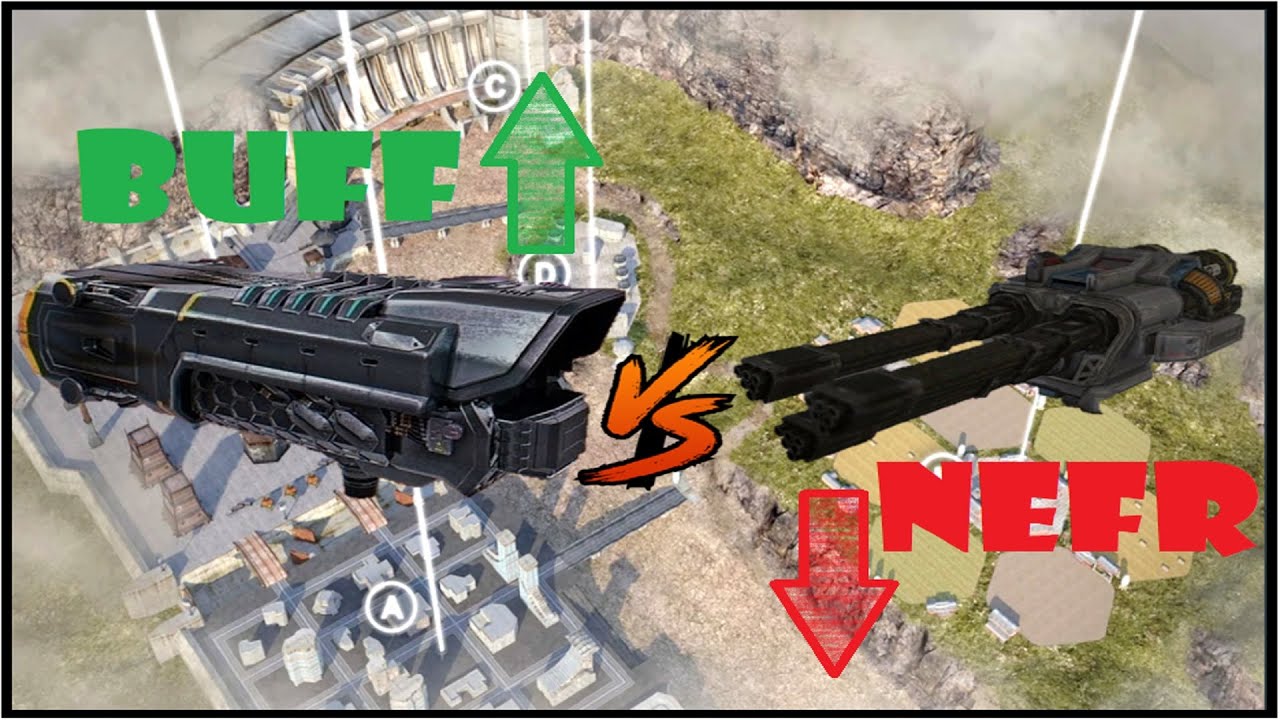 Avenger NERF vs Avalanche BUFF which is better war robots test server