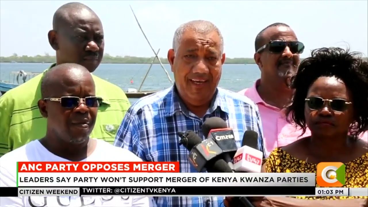 ANC leaders say party won’t support merger of Kenya Kwanza parties