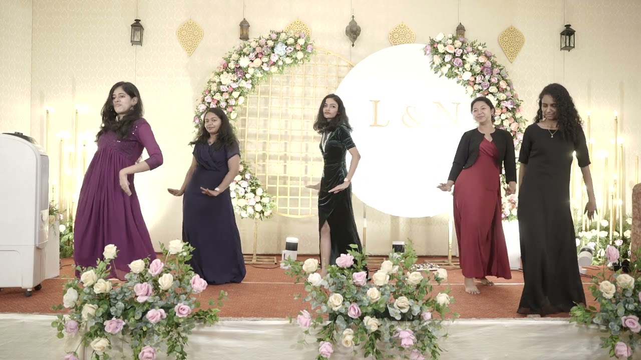 LIDHIYA | NITHIN BETROTHAL | SISTER AND FRIENDS DANCE |