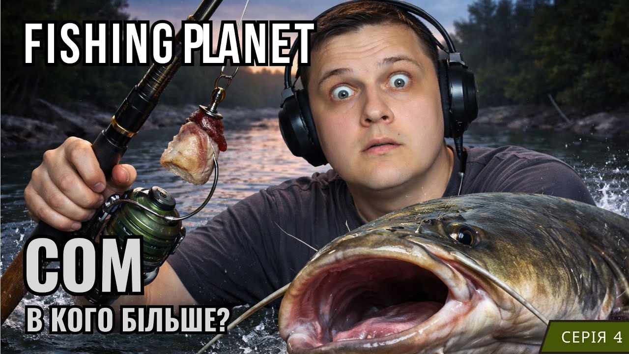 СОМ! В КОГО БІЛЬШИЙ ЗА 60 ХВ.? | Fishing Planet | #4