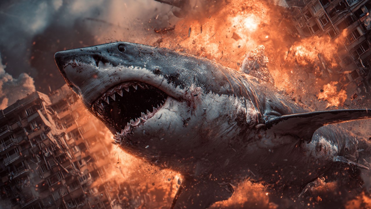 Bull Shark (2022) | Sangue na Água (Horror) Filme Completo 4K - Tubarão Touro
