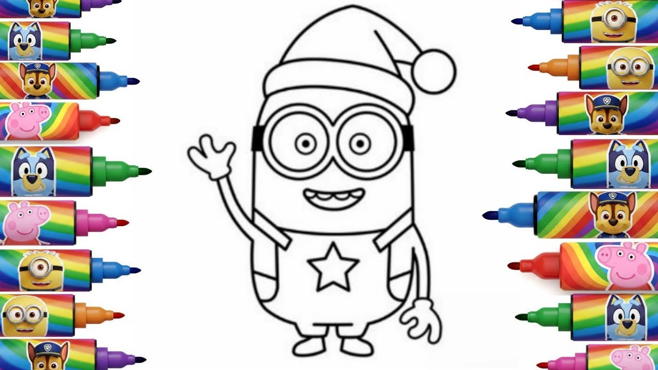 Fun Minions Drawing 🟡 | Easy Drawing Cartoon Characters for Kids
