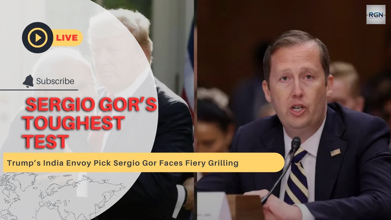 Sergio Gor US Senate Hearing: Trump&rsquo;s India Envoy Pick Speaks on China, Russian Oil, Strategic Ties