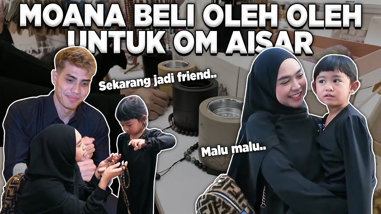 SAMPAI MADINAH.. MOANA LANGSUNG BELI OLEH-OLEH UNTUK OM AISAR… @AramoanaDaily26