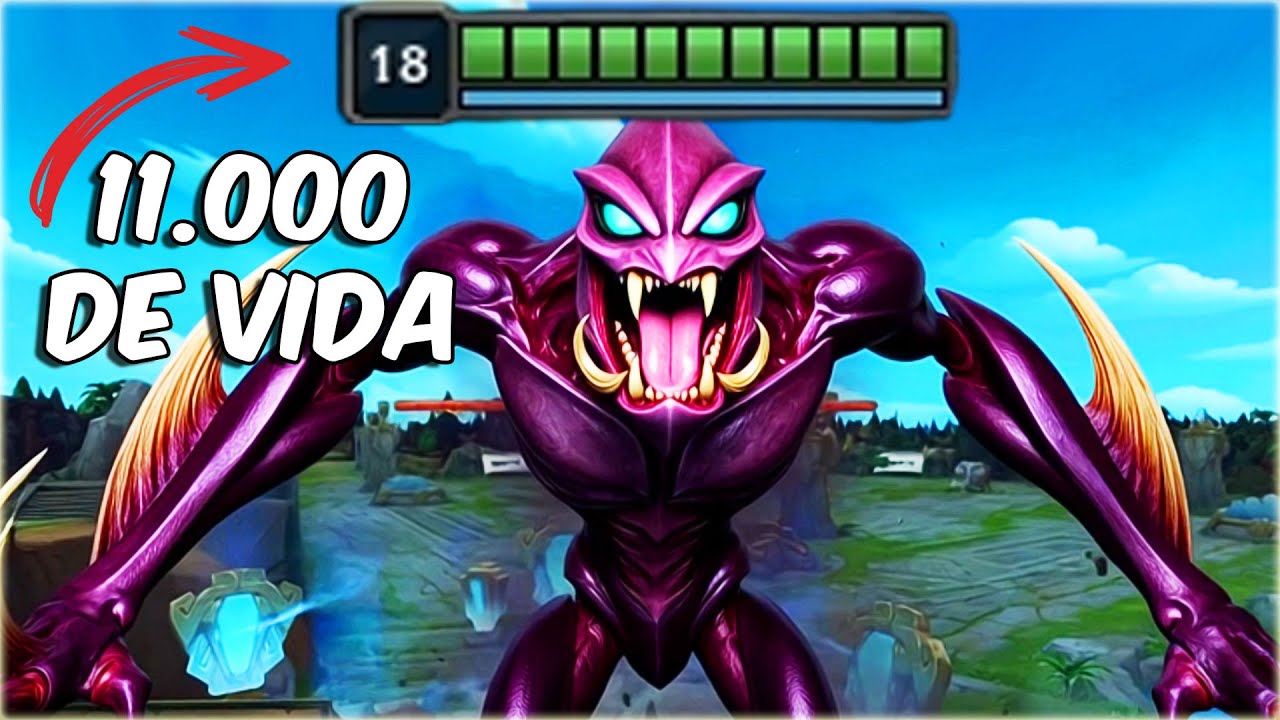 ESSE CHO&rsquo;GATH VIROU UM T-REX DE 11K DE VIDA E TAVA QUASE DANDO ONE HIT EM TODO MUNDO