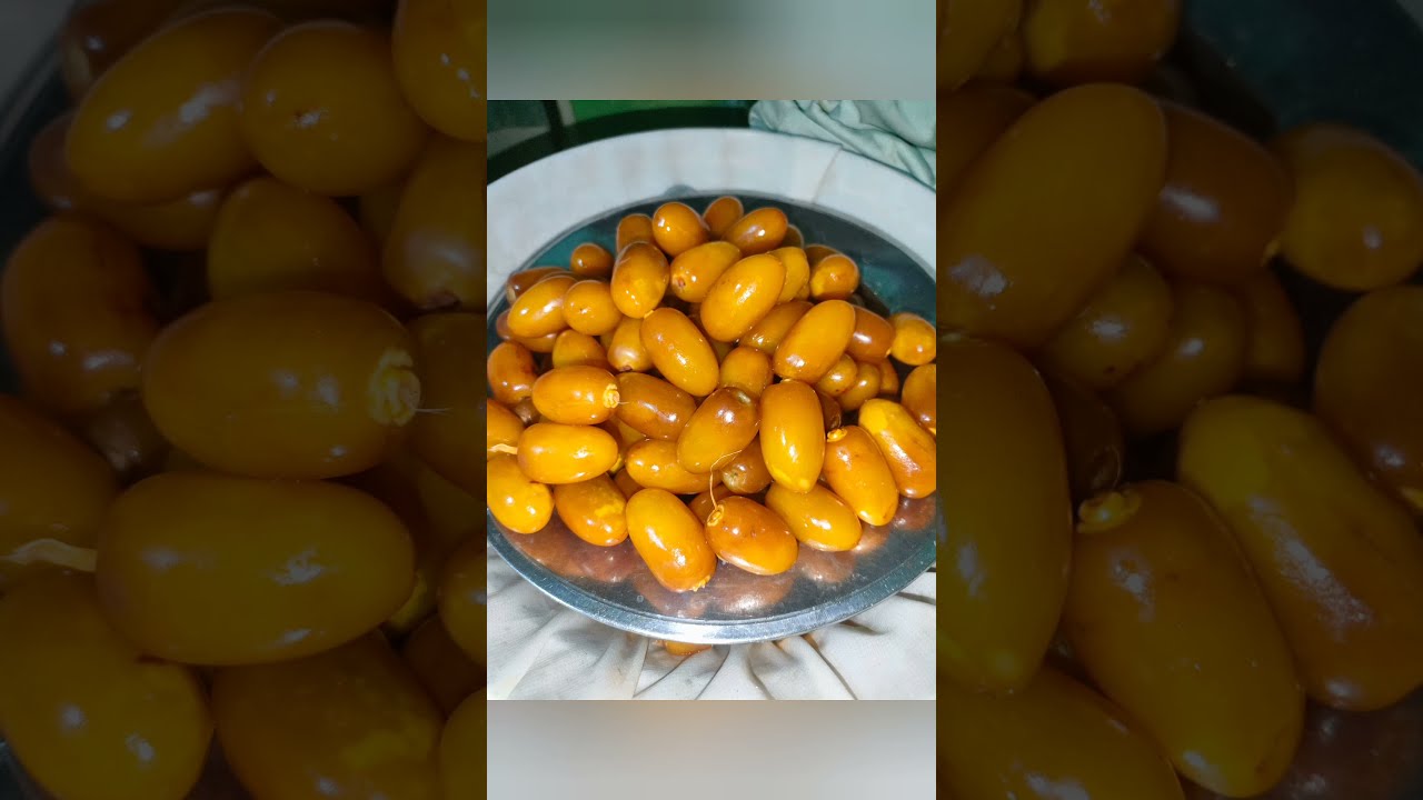 تخليل وتمليح البلح لاول مره على اليوتيوب بمكونين اثنين حوليه لرطب فى يوم واحد فقط
