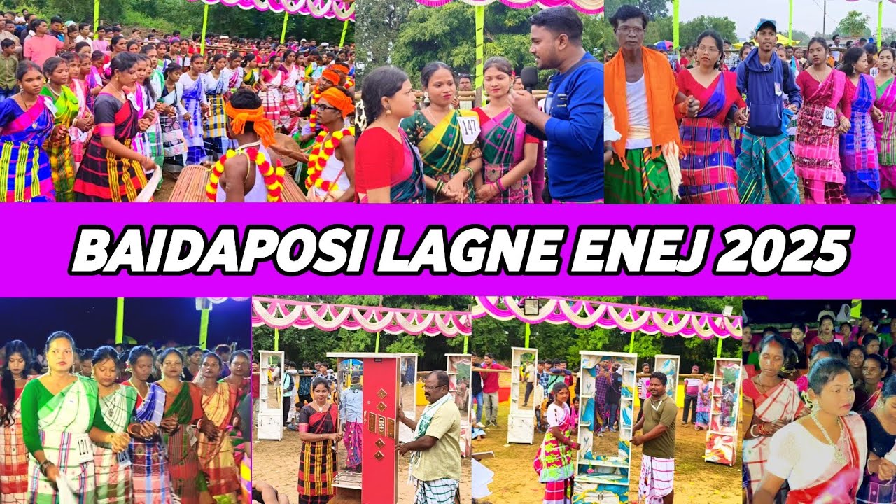 BAIDAPOSI DOSON  JIL JOM LAGNE ENEJ 2025 //RAIRANGPUR//@JageswarSantalVlog 