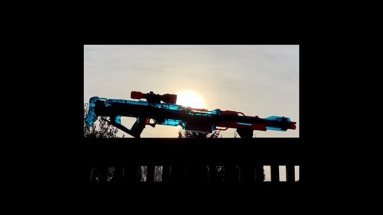 Nerf Sonic Ice Mega Centurion!  Simply Gorgeous!  #shorts #nerf #nerfsniper #nerfmega
