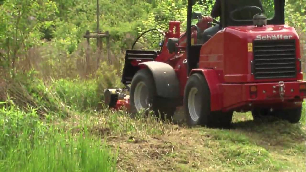 Schäffer Hoflader 2436 mit Mulcher MU-Hydro
